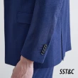 【SST&C 超值限定_CM】海軍藍格紋修身西裝外套0112003009