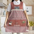 【BonBon naturel】日式京都風貼布刺繡圍裙(工作圍裙 烘焙圍裙 料理圍裙)