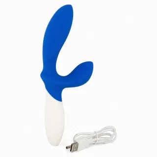 【瑞典LELO】LOKI WAVE 洛基 浪潮 首創仿手指挑逗技術 G點前列腺按摩棒(寶石藍-12hr)