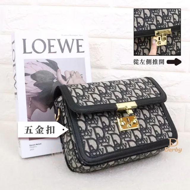 【Derby】雙11 經典Logo 金扣小方包、斜背包 860811