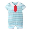 【baby童衣】寶寶爬服 假領帶條紋氣質連身衣 61052(共2色)