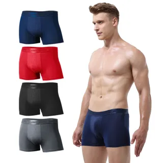 【HENIS】磁石能量莫代爾纖維內褲(8件組 每色2件)