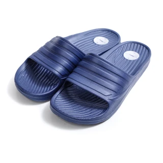 【母子鱷魚】-官方直營-繽紛軟Q拖鞋-藍MIT(超值特惠 售完不補)