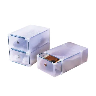 【YOLE悠樂居】組合式收納鞋盒-一般#1325033(4入)
