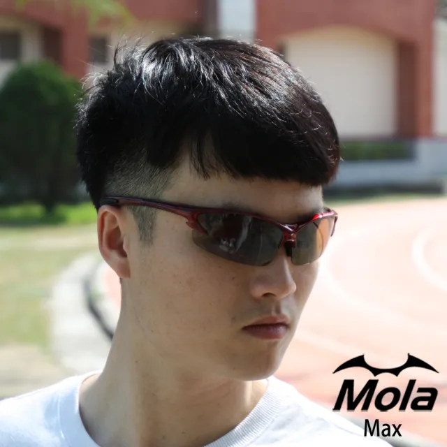【Mola】摩拉運動太陽眼鏡 Max-r(UV400 男女 一般臉型 壘球 高爾夫 自行車)