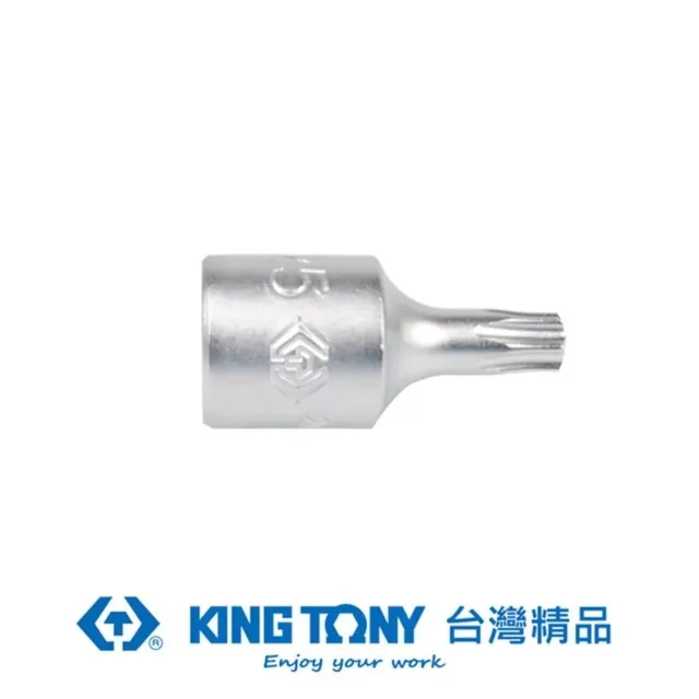 【KING TONY 金統立】1/4 DR.六角星型起子頭套筒T9(KT201309X)