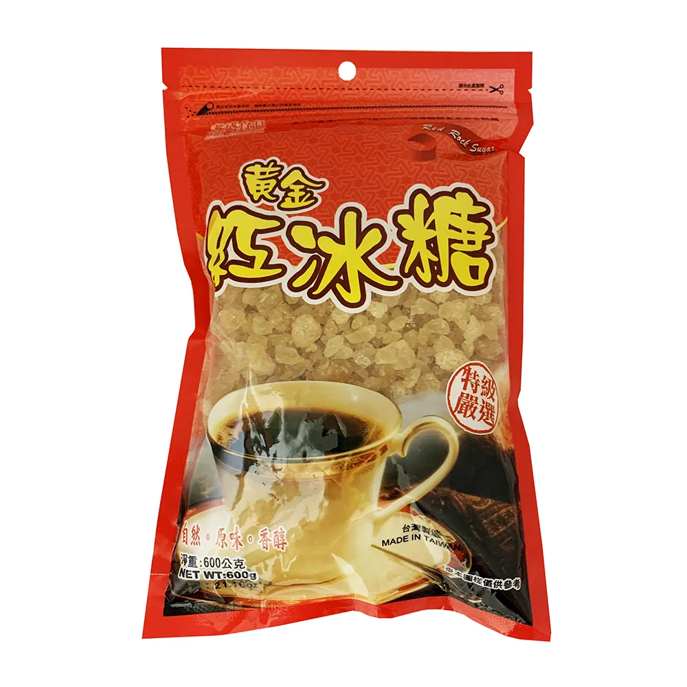 【耆盛】黃金紅冰糖(600G)