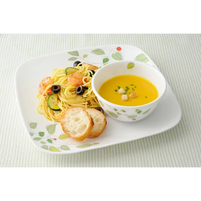 【CORELLE 康寧餐具】中式飯碗-綠野微風(409)