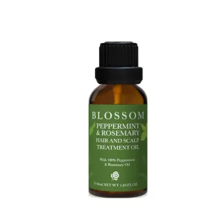 【BLOSSOM】薄荷迷迭香植萃頭皮舒緩按摩油x2瓶-20250621(50ML/瓶)