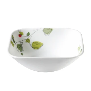 【CORELLE 康寧餐具】方形23oz小碗-綠野微風(2323)