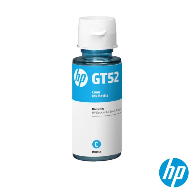 【HP】GT52 原廠青色墨水瓶(M0H54AA)