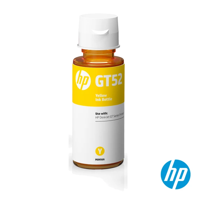 【HP】GT52 原廠黃色墨水瓶(M0H56AA)