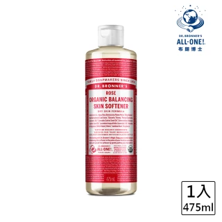 【Dr.Bronner’s 美國布朗博士】玫瑰蜂蜜潤膚水 滋潤型(475ml)