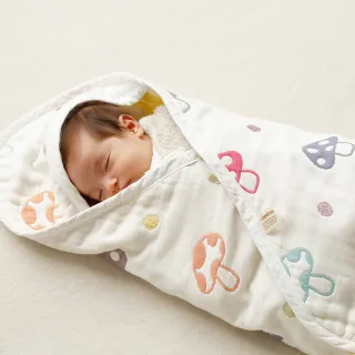 【Hoppetta】六層紗蘑菇包巾(方型)