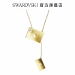 【SWAROVSKI 官方直營】Letra 項鏈 情書  漸層色  鍍金色色調 交換禮物