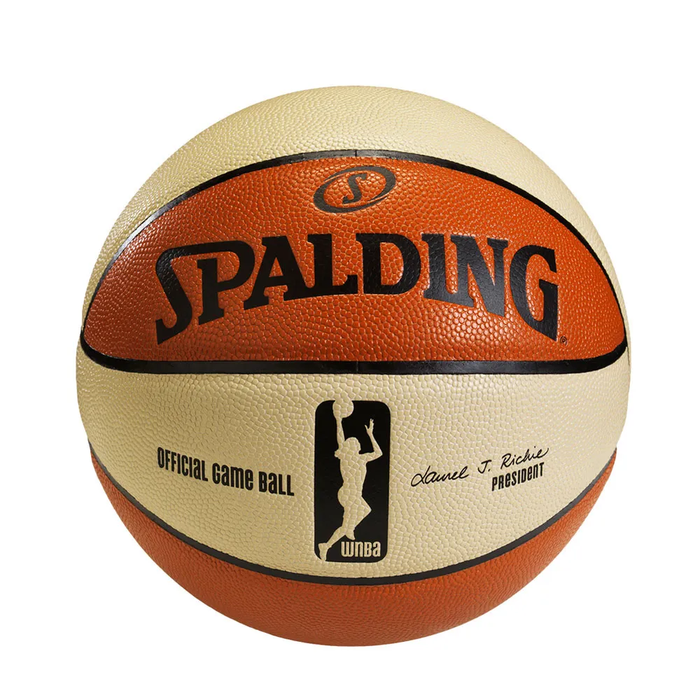 【SPALDING】斯伯丁 WNBA 6片式比賽用球 籃球 6號(美國WNBA女子職業籃賽指定用球)