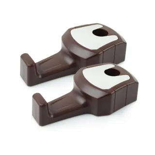 【車的背包】2組免拆頭枕-特仕款(車用收納掛勾組合頭枕勾/椅背頭枕收納掛勾/置物掛勾)