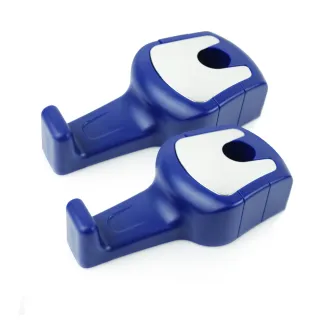 【車的背包】2組免拆頭枕-經典款(車用收納掛勾組合頭枕勾/椅背頭枕收納掛勾/置物掛勾)