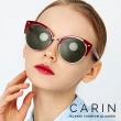 【CARIN】韓星款 大框貓眼韓流太陽眼鏡(酒紅-Roxy-C2)