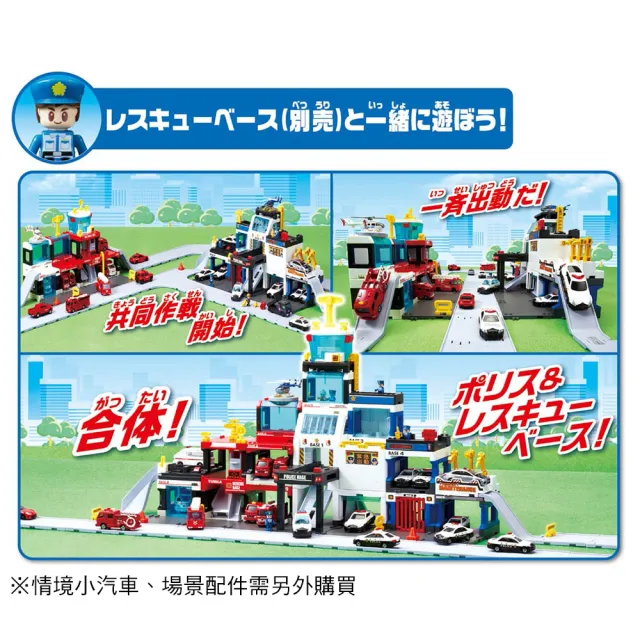 【TOMICA】交通世界  新城鎮 警察基地(小汽車 場景)