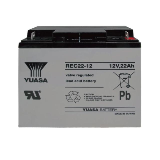 【湯淺】YUASA湯淺REC22-12 高性能密閉閥調式鉛酸電池12V22Ah(不漏液 免維護 高性能 壽命長)