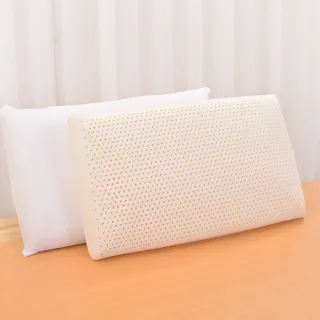 【LooCa】買1送1 特大蜂巢式高支撐HT乳膠枕頭
