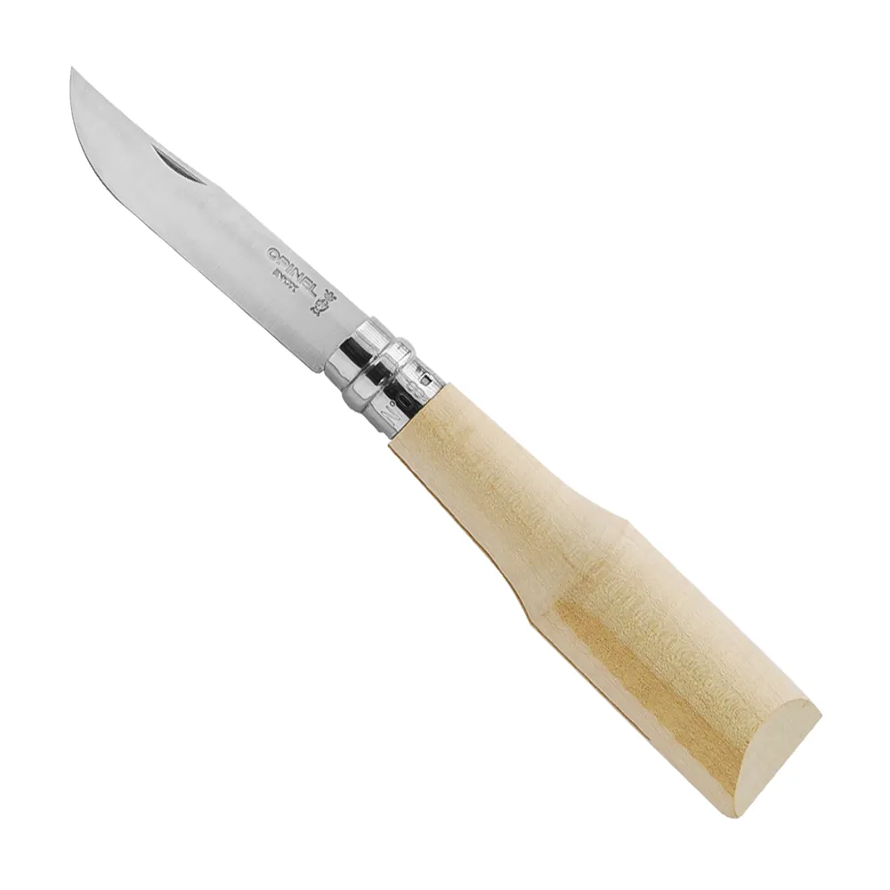 【OPINEL】No.08 法國刀未經打磨握柄系列-楓木刀柄/不鏽鋼刀(#OPI_001021)