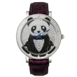 【ELIDA】吉祥如意晶鑽熊貓限量錶(EA3000DM-WW)