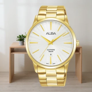 【ALBA】雅柏紳士品格大三針時尚腕錶/41mm(VJ32-X319G/AG8K80X5)