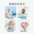 【PUKU 藍色企鵝】紗布大浴巾-90*90cm(水色)