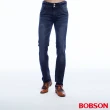 【BOBSON】男款低腰雙釦彈性直筒褲(藍1801-52)