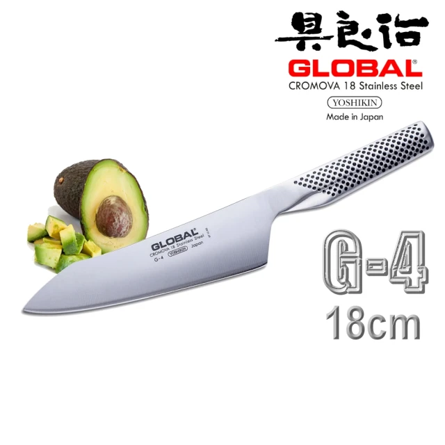 【YOSHIKIN 具良治】日本GLOBA專業切蔬菜刀18CM(G-4)