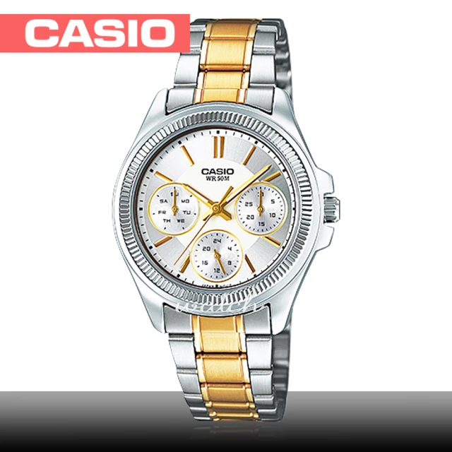 【CASIO 卡西歐】日系經典-氣質指針型淑女錶(LTP-2088SG)