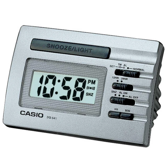 【CASIO】實用貪睡桌上型鬧鐘(DQ-541D-8)