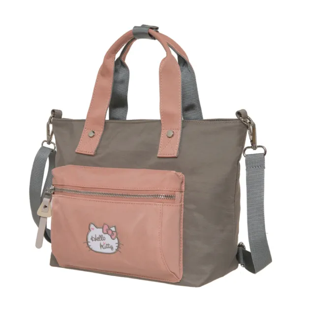 【HELLO KITTY】甜心凱蒂-兩用手提包-粉 KT03D02PK(滿足日常外出的完美容量!)