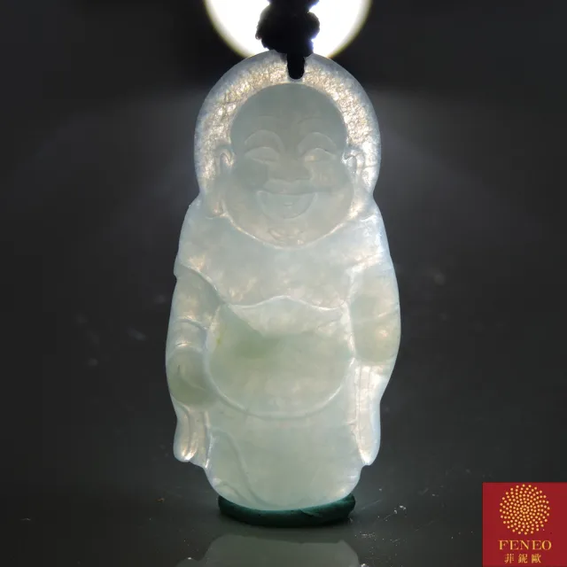 【菲鈮歐】納福招財彌勒冰種A貨翡翠項鍊(兩款任選)