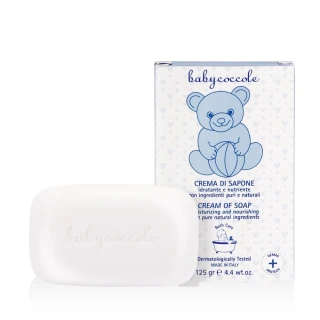 【Babycoccole 寶貝可可麗】天然保濕潔膚皂 125g(義大利製造原裝進口)