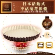 【日本Raffine】活動式圓型白色不沾菊花派烤盤-16cm(日本製)
