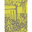 【摩達客】西班牙知名插畫家Judy Kaufmann藝術創作海報掛畫裝飾畫-世界(附本人簽名 含木框)