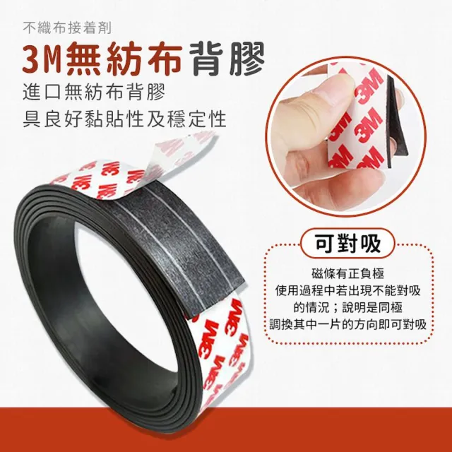 【DREAMCATCHER】3M背膠軟磁條 2米50mm(軟磁鐵 3M背膠 磁鐵貼片 軟磁條貼片 背膠軟磁鐵 教具磁條)