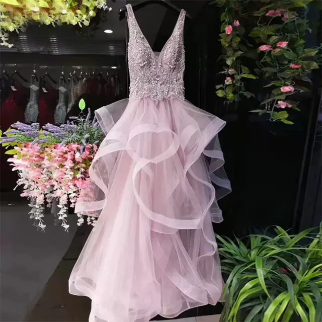 【女神婚紗禮服】高端粉色時尚氣質百褶裙宴會晚禮服 PLGZ-40 紅色1903(婚紗攝影 旅拍)