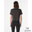 【Arcteryx 始祖鳥官方直營】女 Taema Crop 快乾短袖圓領衫(黑)