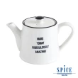 【日本 SPICE】典雅 氣質風 白色 陶瓷紋理(茶壺杯)