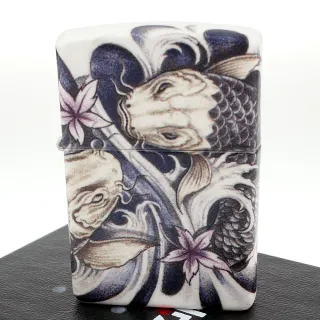 【Zippo】美系~Koi Fish-錦鯉圖案-540色彩印工法打火機