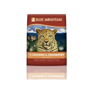 【BlueMountain 荒野藍山】腸胃保健專門配方《雞肉+蔓越莓》2.2lb/1kg(貓糧、貓飼料、貓乾糧)