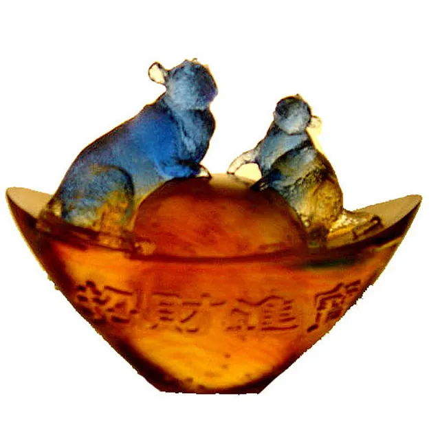 【開運陶源】鼠來寶(琉璃)