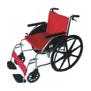 【海夫健康生活館】安愛 機械式輪椅 未滅菌 康復 F17-2481無背折輪椅
