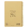 【sun-star】Moomin嚕嚕米 B6 線圈筆記本 附收納口袋 嚕嚕米與阿金 露營