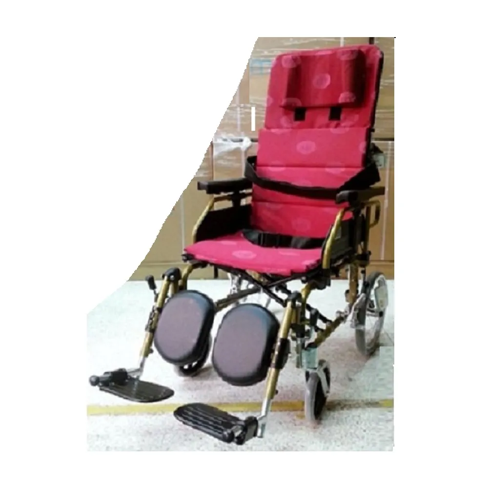 【海夫健康生活館】安愛 機械式輪椅 未滅菌 康復 紅提1611 P鋁躺輪椅 16吋
