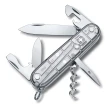 【VICTORINOX瑞士維氏】Silver Tech 12用 瑞士刀(透明白)